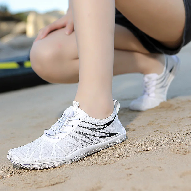 Unisex Quick Dry Water Shoes Men Women Beach Swimming Surfing Seaside Aqua Shoes Breathable Wear-resistant Outdoor Supplies 250624