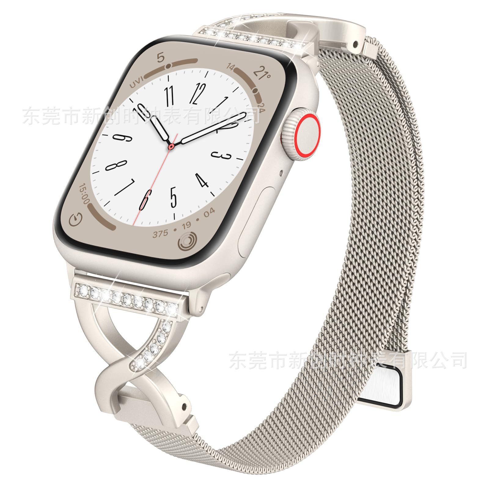Luxury Premium Summer New Design High Quality Adjustable Magnetic Watch Band for iWatch Series 1-10 and SE