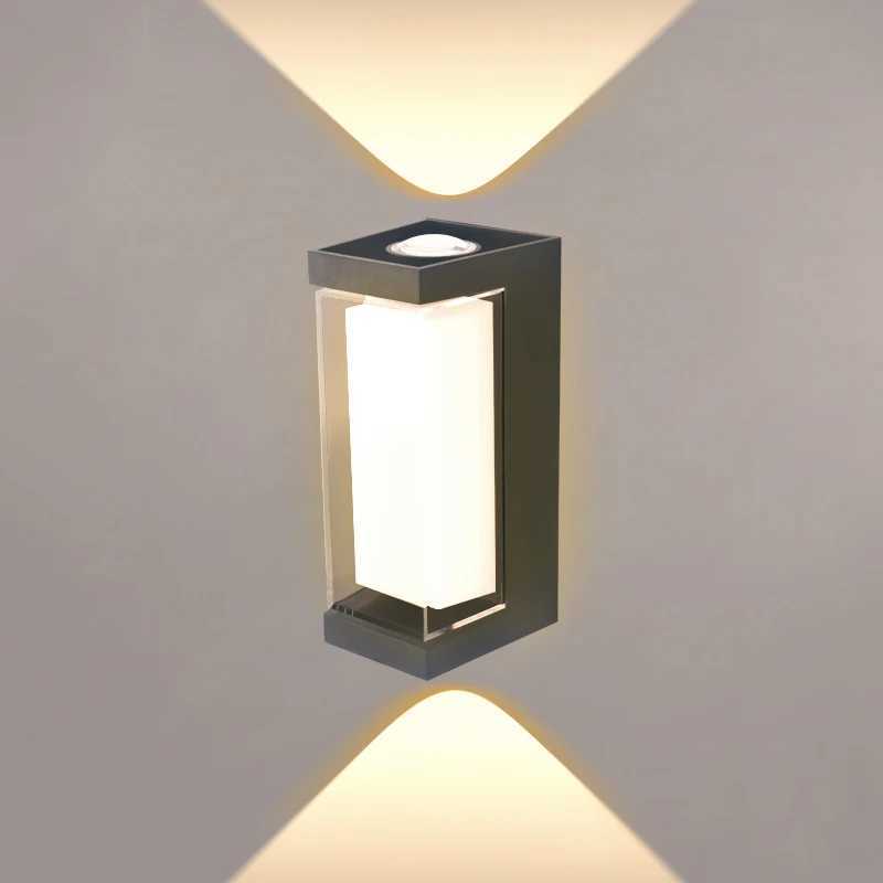 LED Wall Lamp Outdoor/ Indoor Waterproof 10W Porch Garden Balcony Wall Lamp For Interior Home Decor Wall Lighting XJ250624