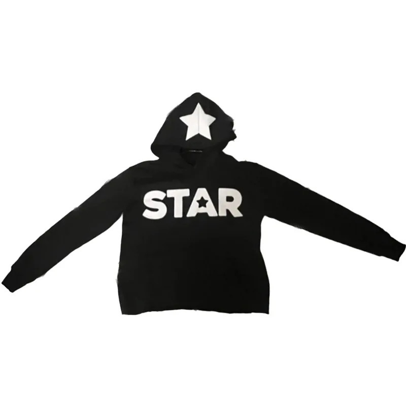 Star Letter Print Y2K Clothes Autumn Women Hoodies Retro Long Sleeve Oversized Sweatshirts Male Harajuku Hip-hop Hooded Jackets 250618