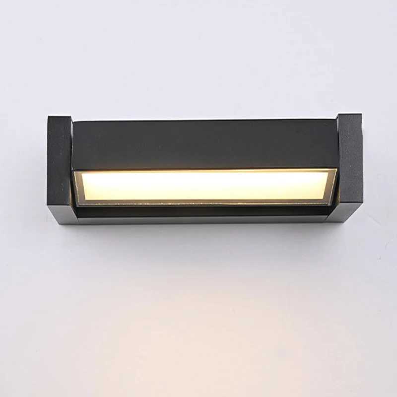 Adjustable Angle Outdoor Waterproof Wall Lamp Garden Wall Lamp Simple Aluminum Wall Lamp Exterior Wall Decoration Lighting XJ250624