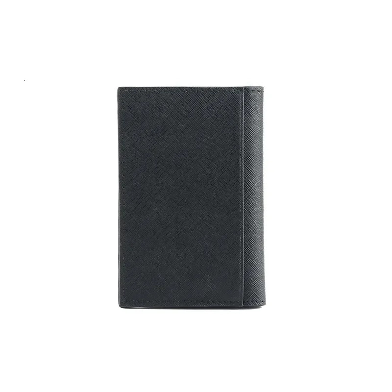 Business Card Holders for Man Genuine Leather Credit Card Holder Small Wallet Money Bag Mens Slim Card Case Mini Purse for Male 250624