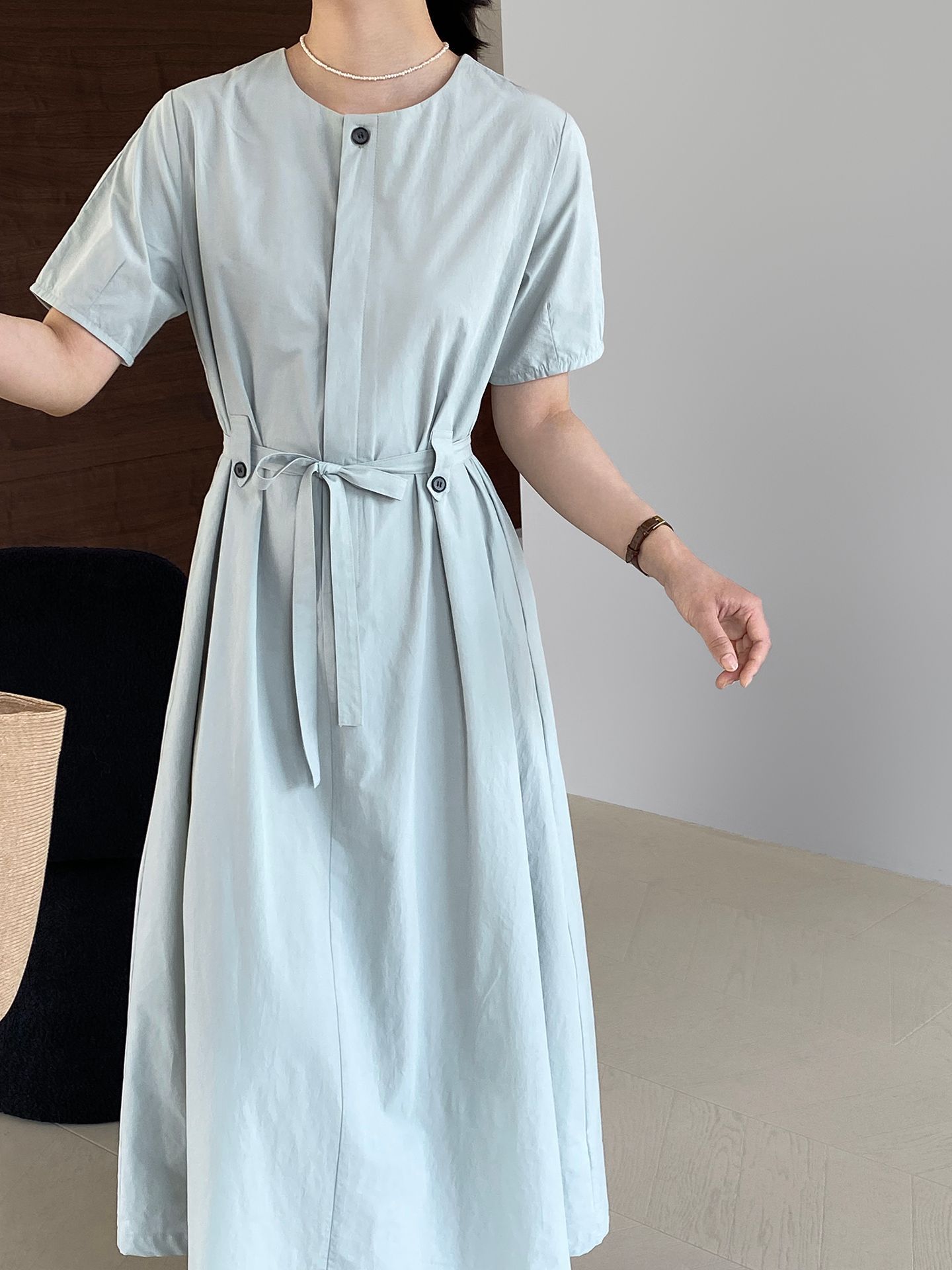 XL105 Thin casual cotton dress design