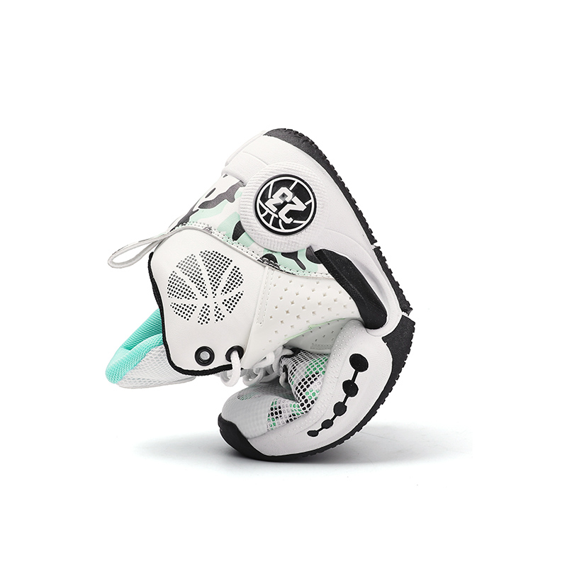 8809-Basketball Shoes Lightweight and Breathable Sneakers Mesh Basketball Shoes Boys Combat Anti-slip and Wear-Resistant Running Middle School Sneaker