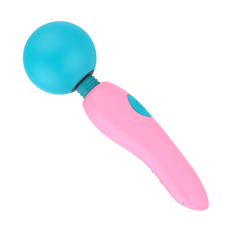 Adult Toys Battery-Powered Silicone AV Wand Variable Speed Vibrator Female Masturbator Sex Toy