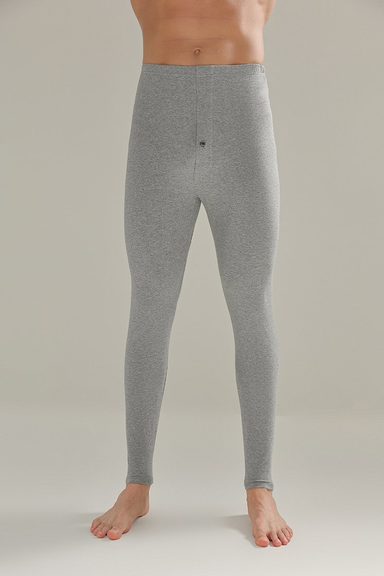 Men's cotton autumn trousers High elastic slim design Comfortable skin-friendly autumn and winter bottoms
