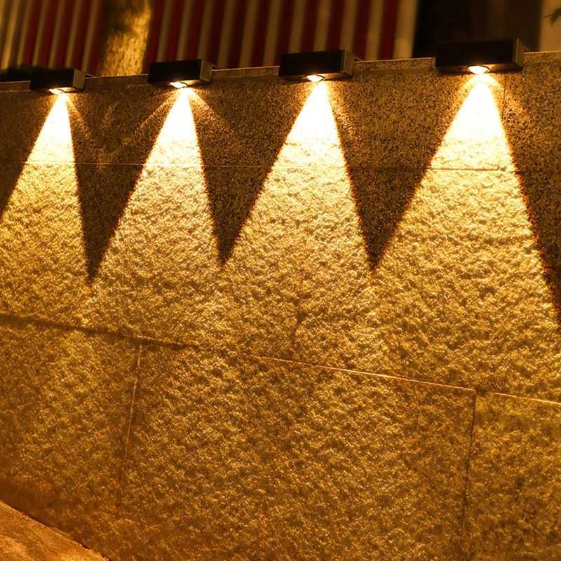 Solar Wall Lights Outdoor Square Solar Wireless Wall Mount Lights IP65 Waterproof Outdoor Wall Lamps Decorative for Garden XJ250624