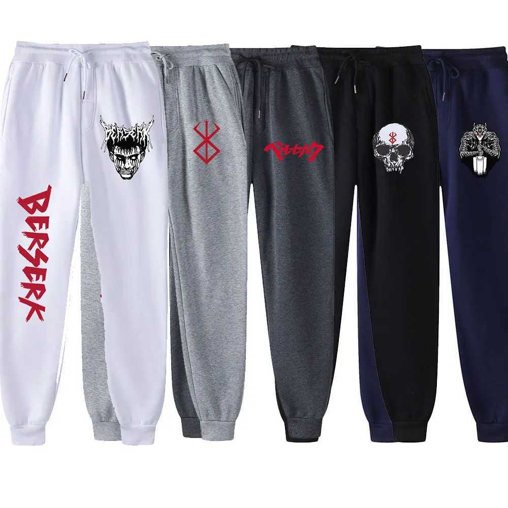 Mens Casual Anime Berserk Pants Autumn Fleece Sweatpants Men Running Jogger Sports Gym Trousers Fashion Workout Men Long Pants X250625