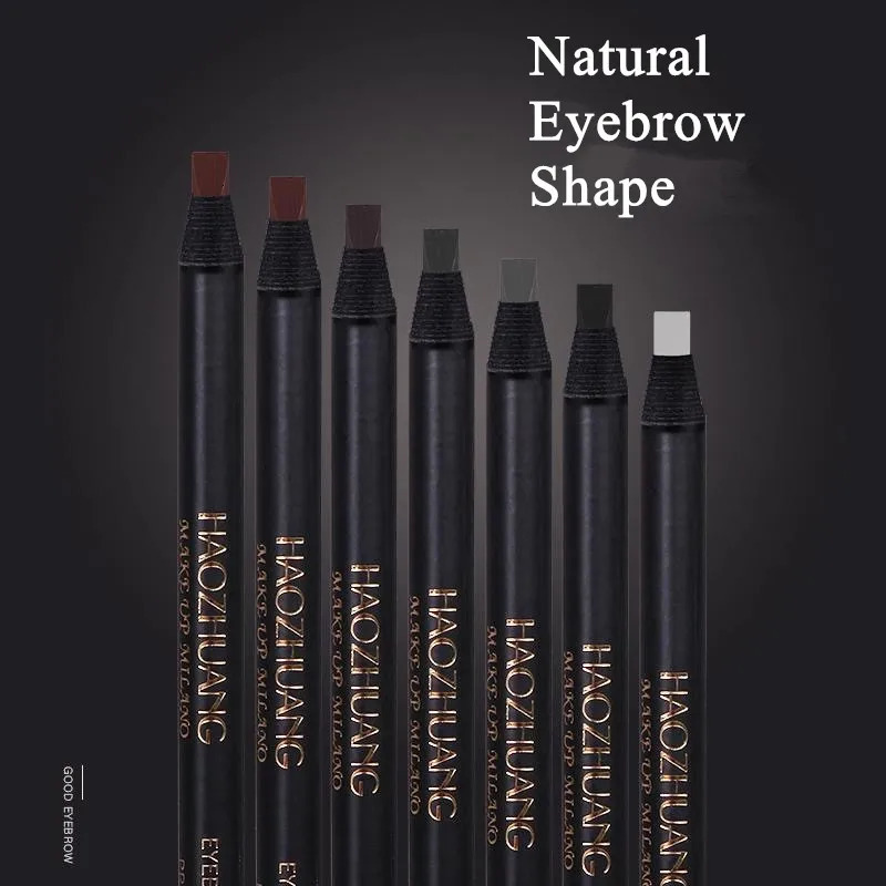 Hard Microblading Eyebrow Pen Natural Wild Brows Eye Brow Definer Enhancers Pencil Waterproof Long Lasting 250625