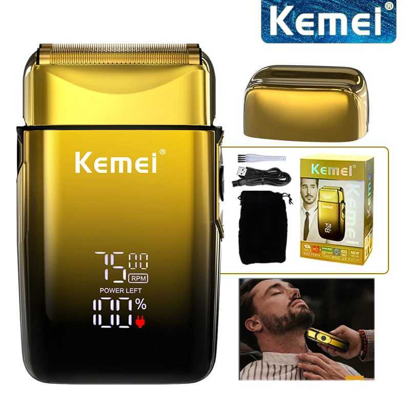 Kemei 7500 RPM Electric Shaver Professional Hair Beard Razor Rechargeable Beard Trimmer Shaving Cutting Machine for Men KM-TX10 W250625