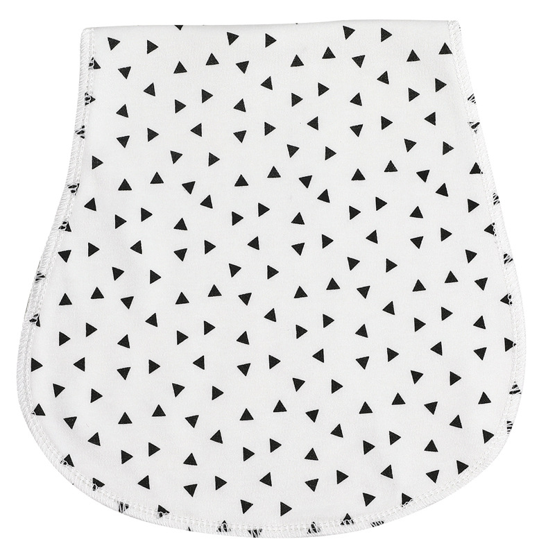 New Cute Printed Soft Design Cotton Breathable Newborn Baby Shoulder Pads Drool Towel Baby Towel