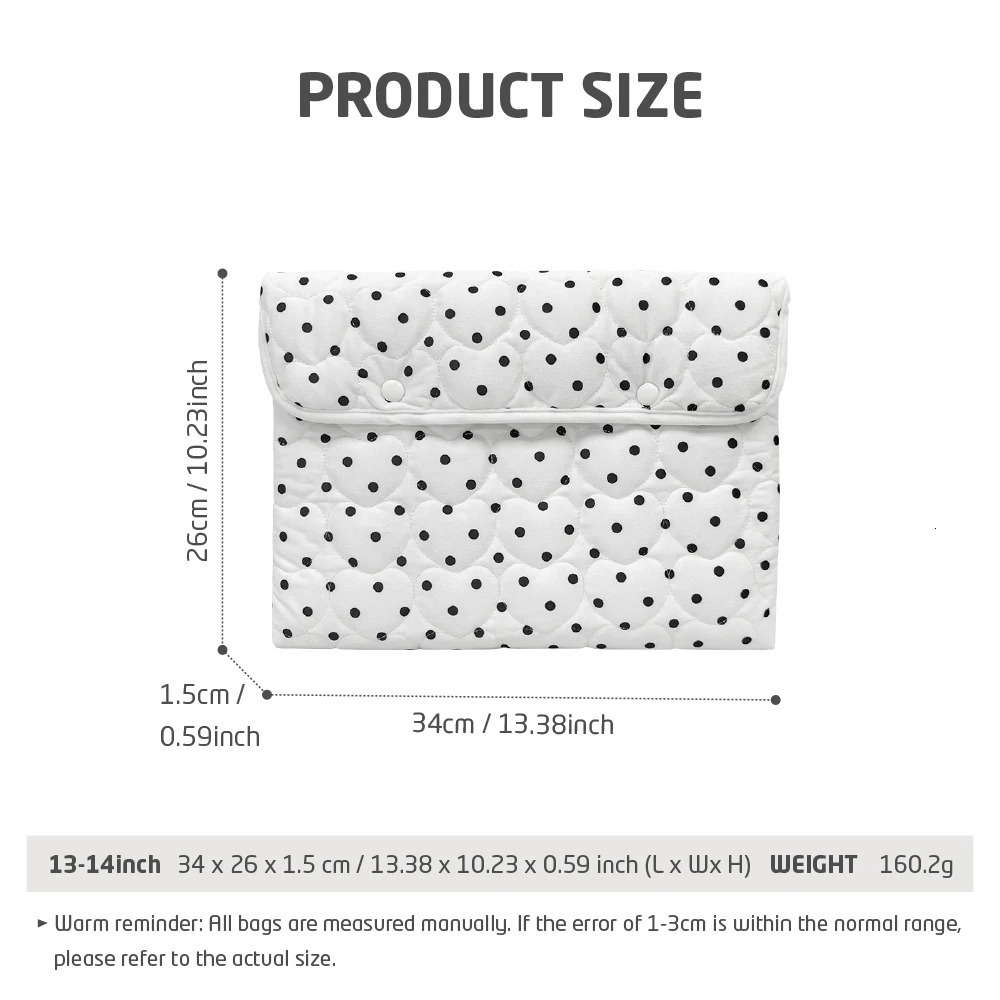 13 14 inch Laptop Pouch Bag Portable Notebook Clutch Bag Shockproof Computer Bag 250624