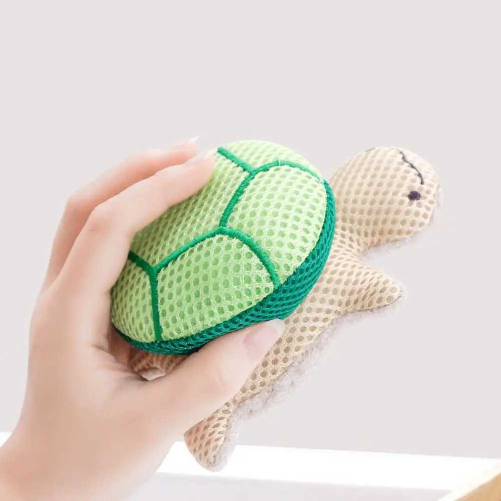 Bathing Tool Double-sided Turtle Bath Sponge Ball Portable Cute Body Scrubber Reusable Shower Bath Toy Elderly R250625