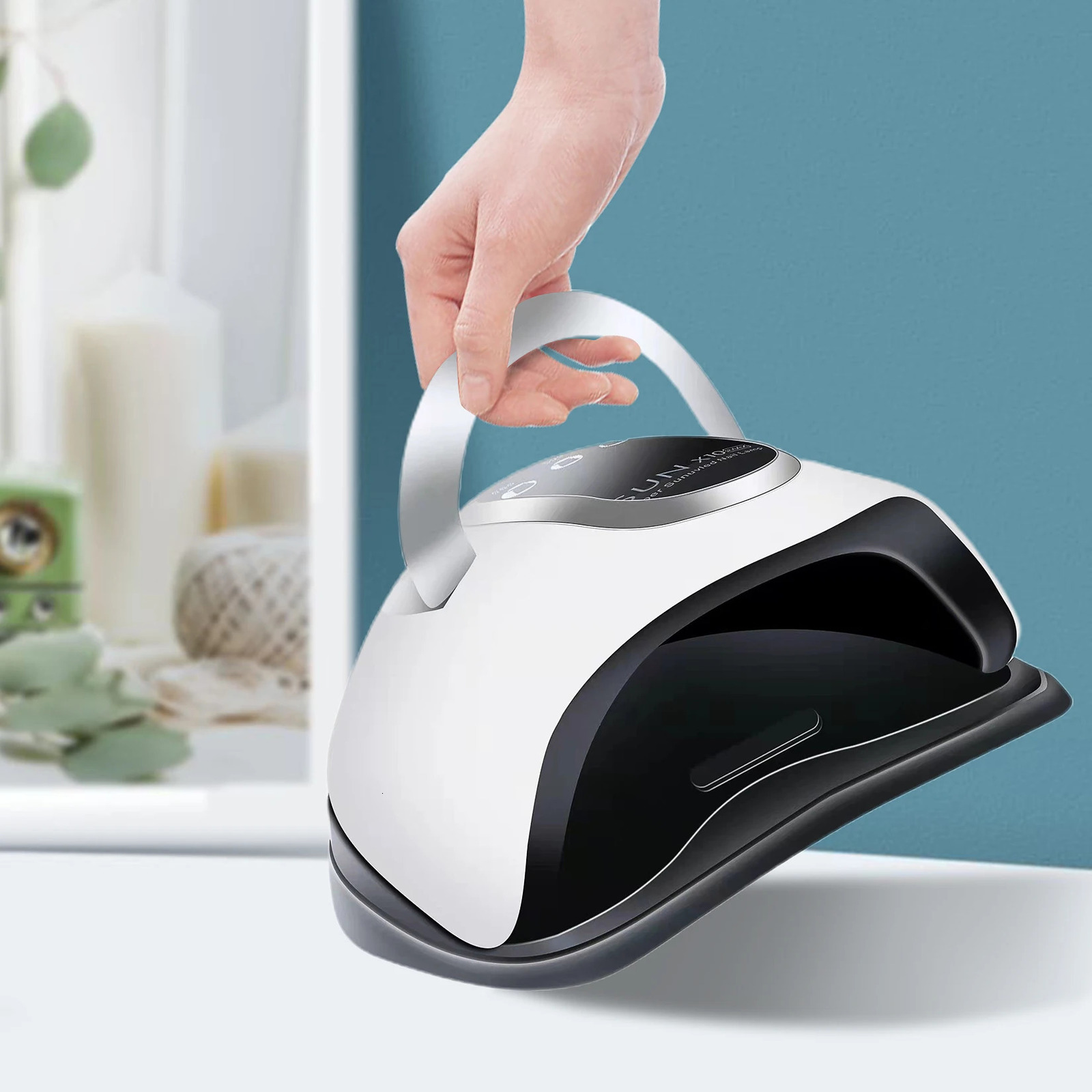 SUN X11/10 MAX Professional Nail Drying Lamp for Manicure 66LEDS Gel Polish Drying Machine with Large LCD UV LED Nail Lamp 250625