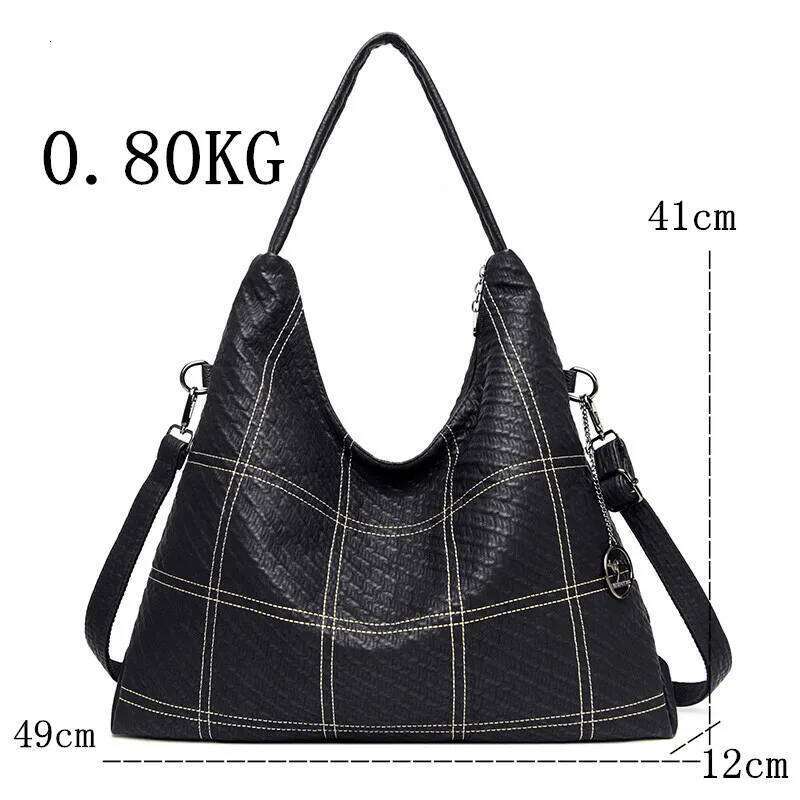 2025 Large Capacity Tote Bag Brand Designer Handbag Sac A Main High Quality Soft Leather Women Shoulder Crossbody Bags