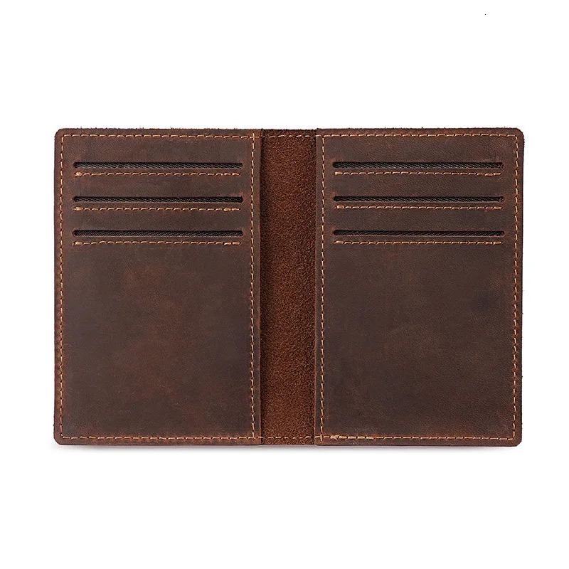 Handmade Credit Cards Wallet Vintage Style Minimalist Leather Credit Card Holder Wallet for Men Protector Sleeve 250624