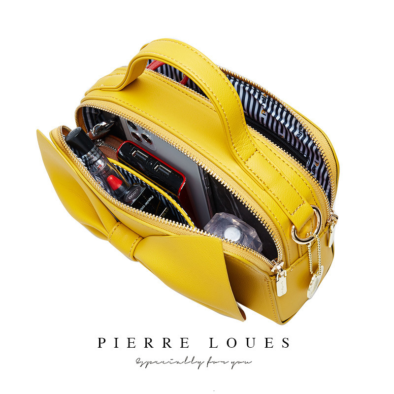 2025 New Korean Style Bowknot Shoulder Crossbody Versatile Spring Summer Fashion Women's Bag Large Capacity