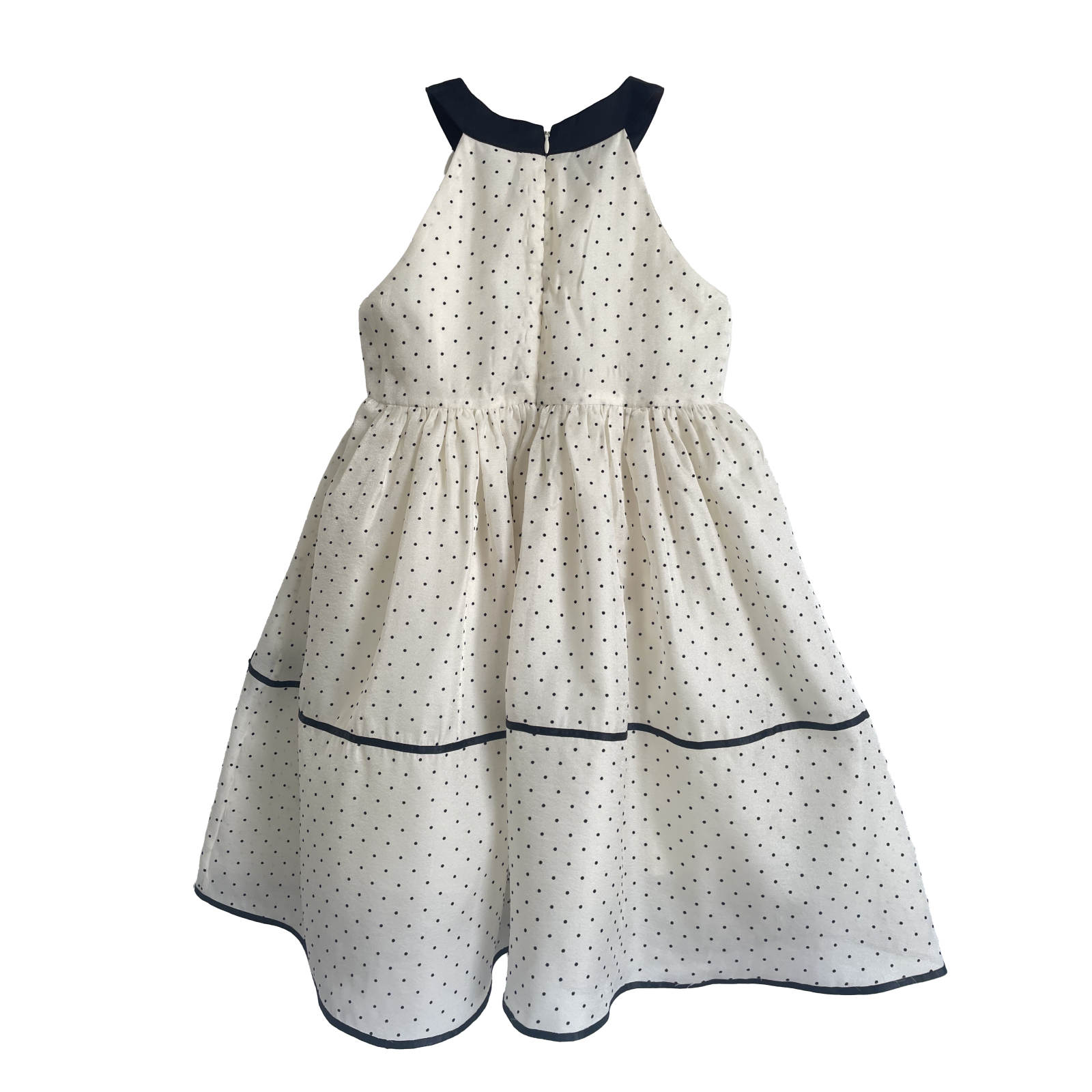 Girls' plush printed dress casual dress neck hanging dress birthday party dress