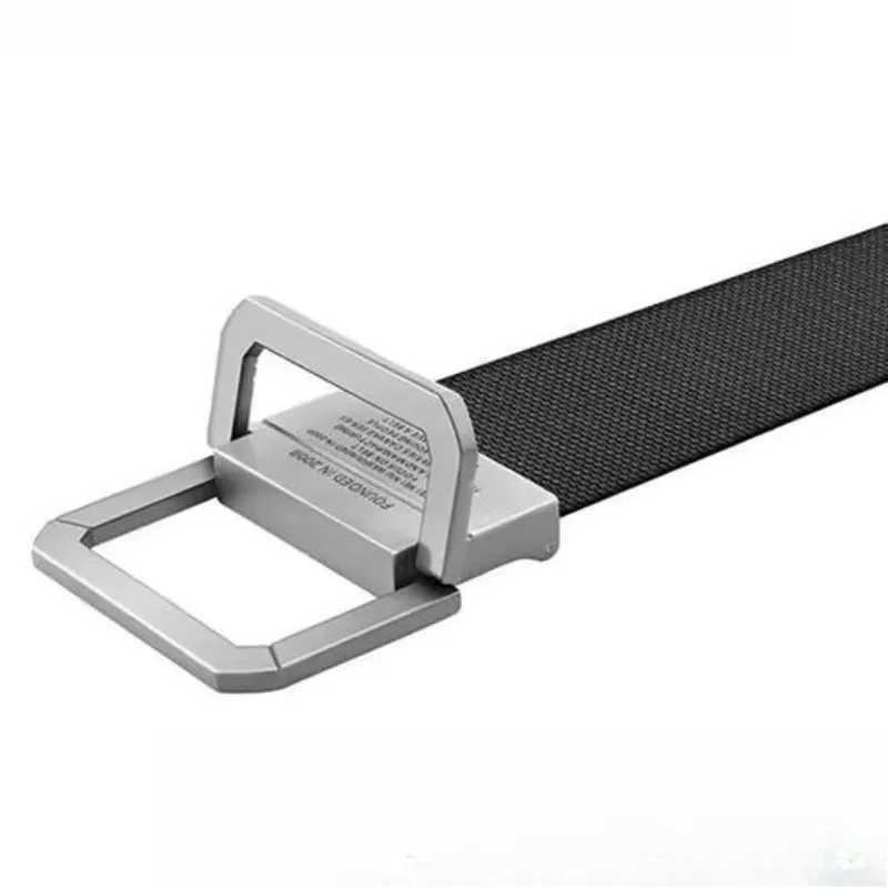 Fashion Simple Design Jeans Belt for Men Military Sports Strap Nylon Webbing Fabric Daily Canvas Casual Waist Belt W250625