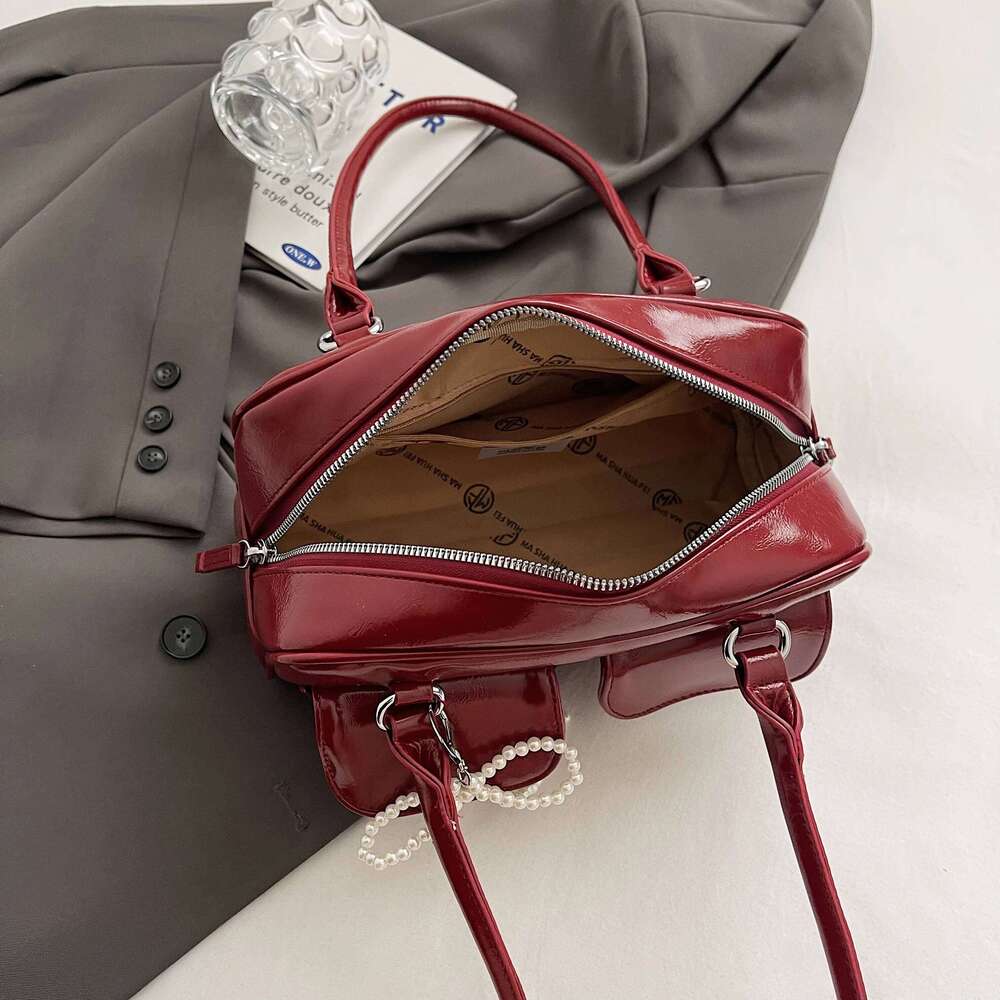 Underarm Bow Bag for Women 2024 Korean New Simple Leisure Pillow Bag Trendy Versatile Shoulder Bag J250625