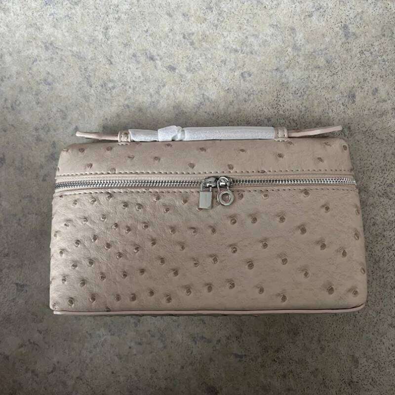 Fashion Brand Women Handbags 2024 Small Box Bucket Bag High Quality Ostrich PU Leather Single Shoulder Bags