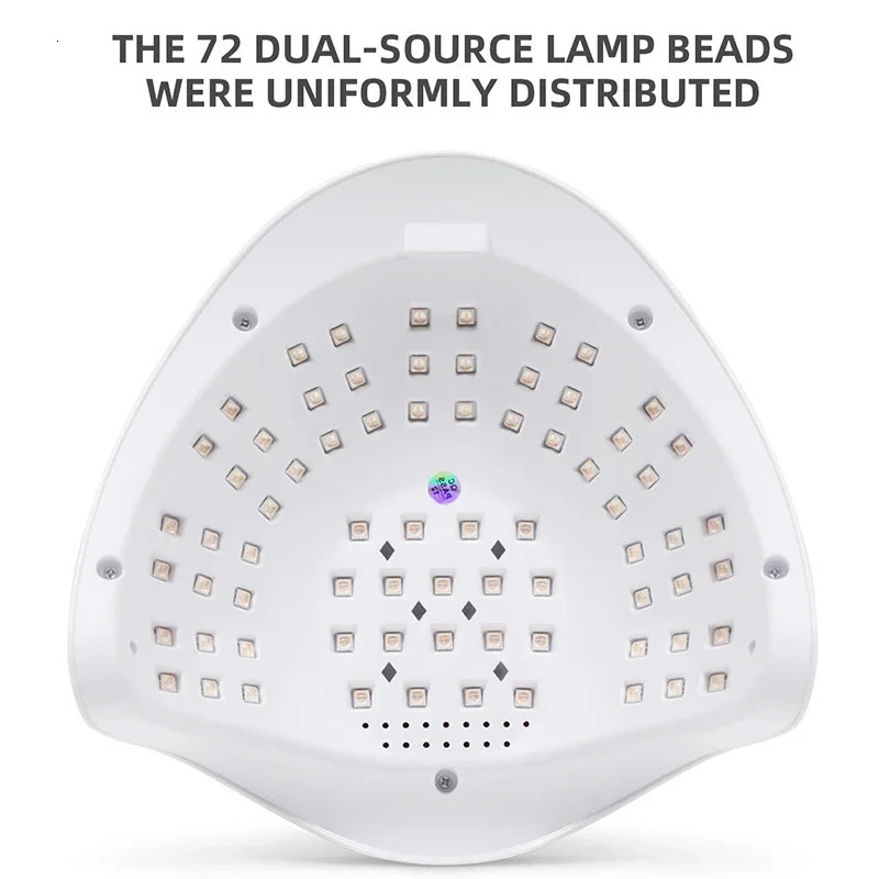 UV LED Nail Lamp for Professional Nials Manicure Curing Lamps Gel Polish Drying Machine Large LCD Touch Nail Dryer Tools 250625