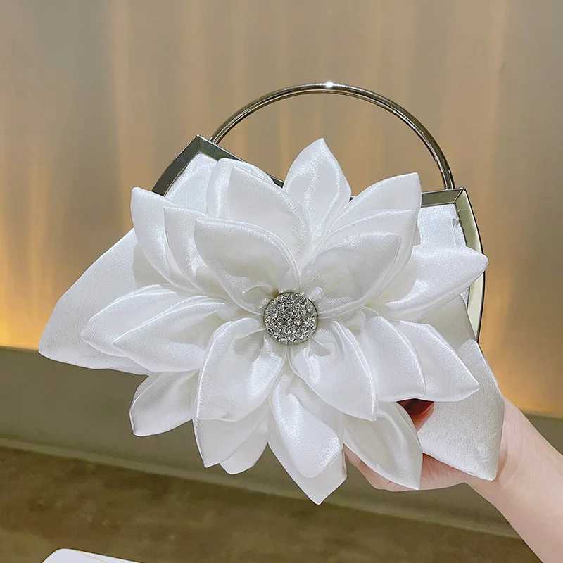 Elegant Floral Decor Evening Bag Classic Dinner Clutch Purse Formal Banquet Handbag For Wedding Party Prom M250625