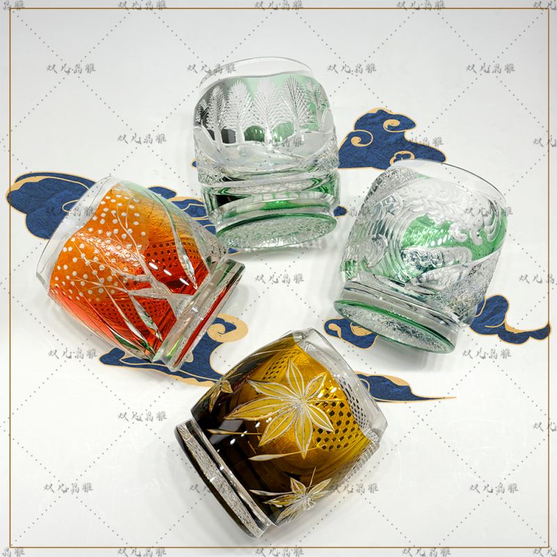 Spring, summer, autumn, winter, crystal glasses, high-end water glasses, whiskey glasses, foreign wine glasses, fashionable