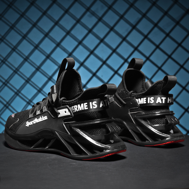 2323-Men's New Fashion Versatile Running Shoes Blade Shock Absorbing Sneakers Casual Walking Shoes Fashion Men's Basketball Sneakers