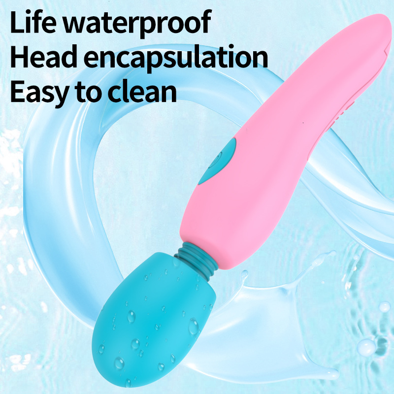 Haoqi Fun Female Flirting Battery Operated AV Stick Vibrator Sex Toy Masturbator Adult Products