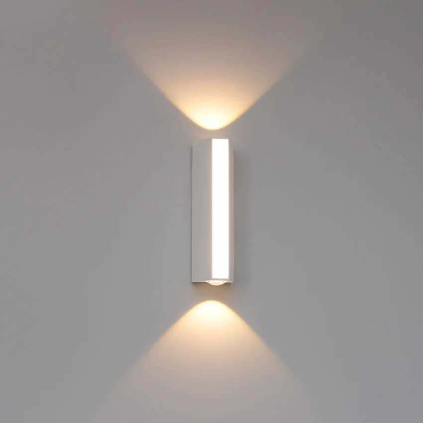 Outdoor Waterproof IP65 Wall Lamp 12w LED Wall Light Modern Indoor/Outdoor Decor Up Down Dual-Head Aluminum Wall Lamp XJ250624