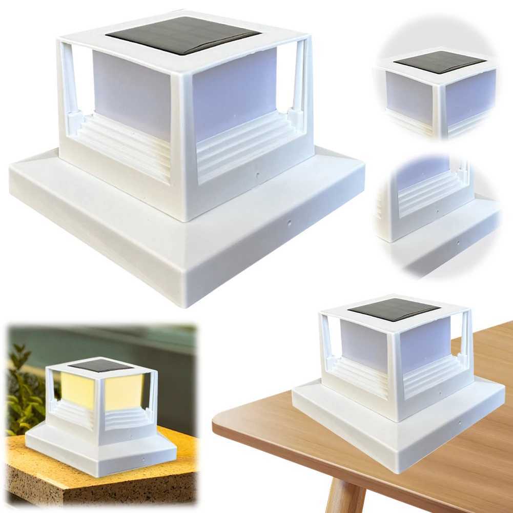 Solar Post Lights Waterproof Fence Light Solar Post Cap Lights Outdoor Lights Patio Fence Gate Street Lamp for Fence Deck Patio XJ250624