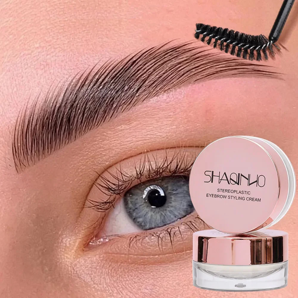 Transparent Eyebrow Styling Gel Eyebrow Pomade Setting Cream Eye Make up Cosmetic Waterproof Quick-drying Long Lasting 250625