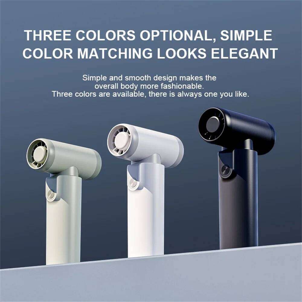 Mini Fan 130000RPM Powerful Air Vacuum Dust Cleaner Type-C Charging 52m/s Brushless Turbo Jet Blower hair dryer