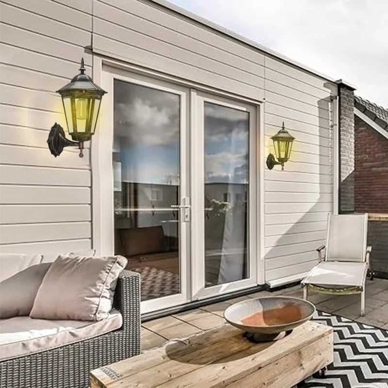 1 Pack of Solar Outdoor Light Garden Sunshine Wall Lights Home House Balcony Dusk to Dawn Sports Sensor Wall Lanterns Front Corridor Outer Wise Fence 