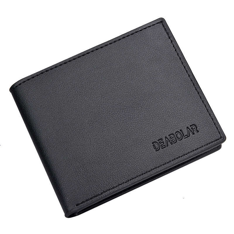 New Men's Short Driving License Multi-Card Slot Men 70% off Horizontal Business Leather Wallet wallet designer mens wallet