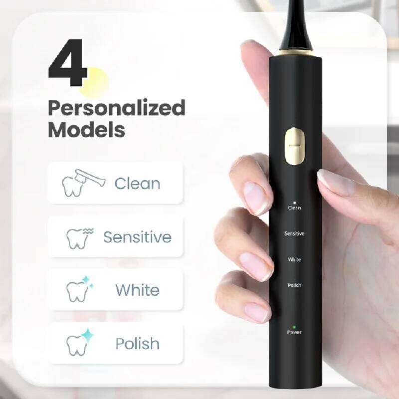 2025 Portable Personalized Sonic Automatic Ultrasonic Adult USB Chargers Electric Toothbrush