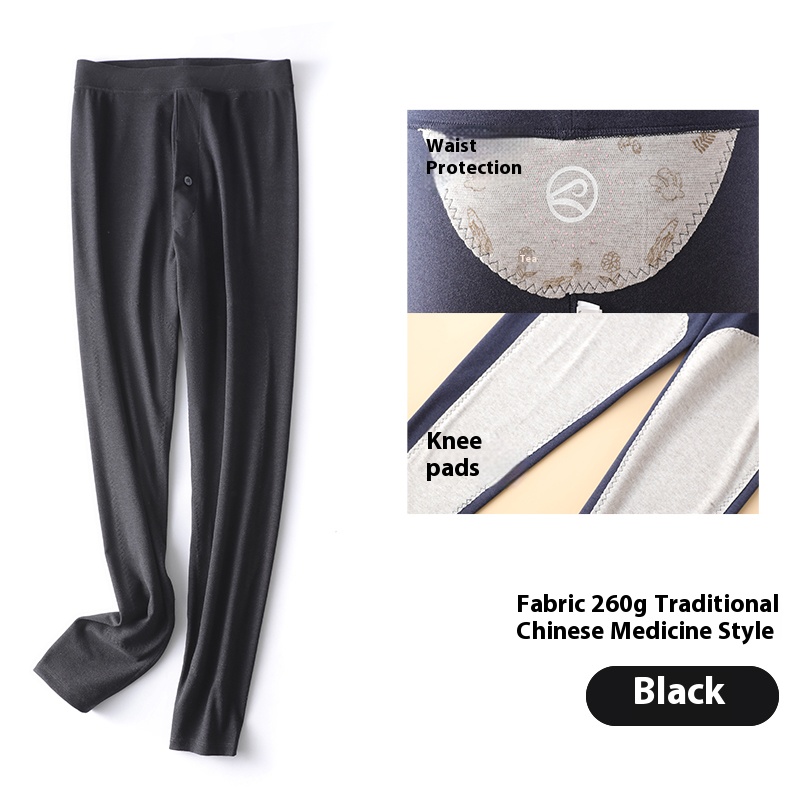 Men's slimming warm autumn trousers made of pure cotton, high elasticity and comfort Bottoms