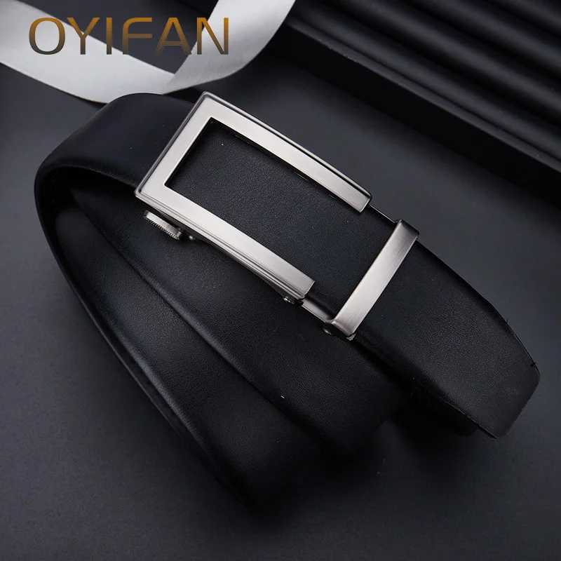 Fashion Designer Mens Automatic Belt 110-130cm Alloy Automatic Buckle Ratchet Belt Mens Genuine Leather Belt W250625