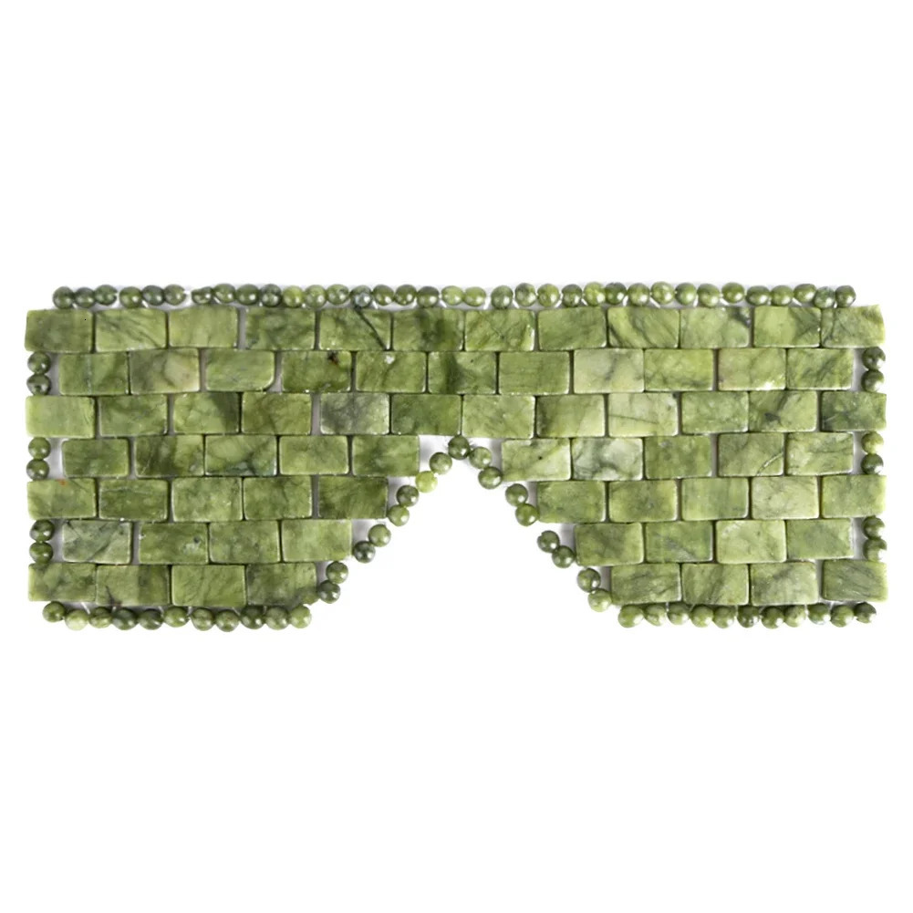 Jade Eye Mask Facial Cooling Mask Alleviate Puffiness Jade Stone Eye Cover Relieve Wrinkles AntiAging for Cold Therapy 250619