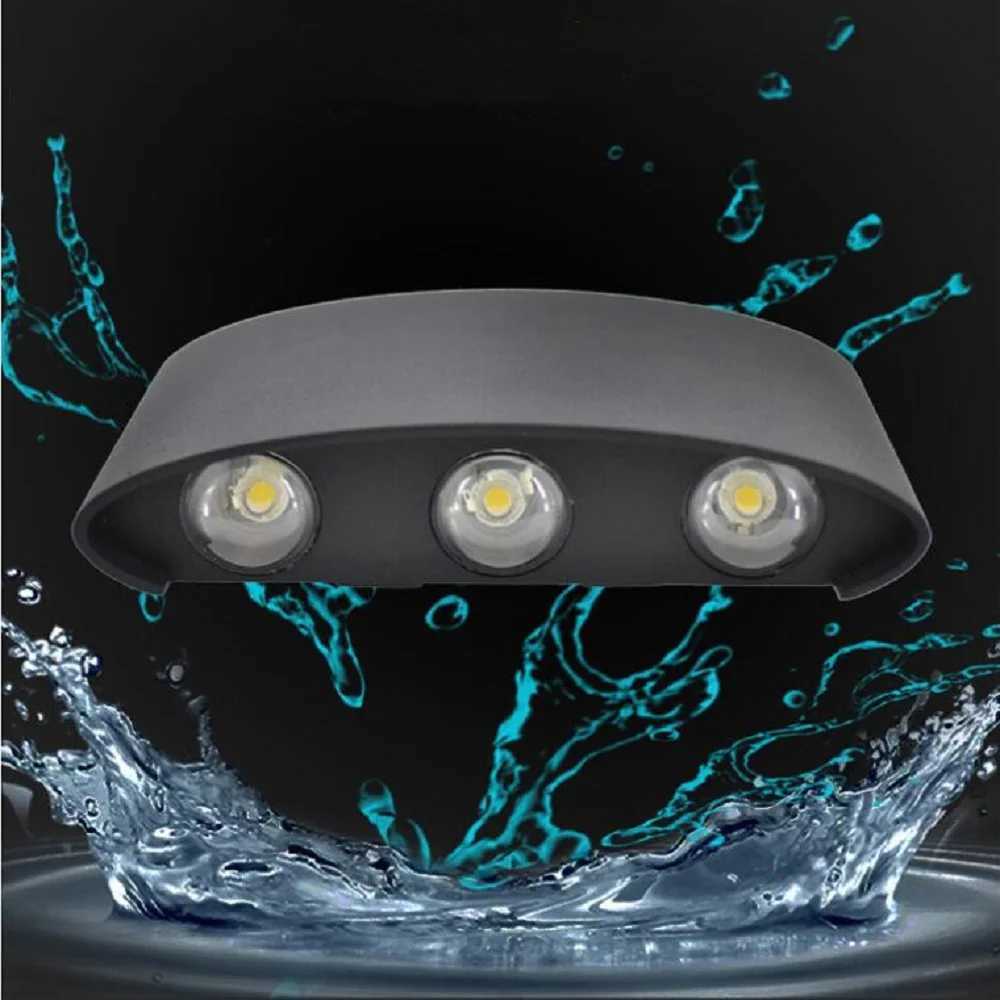 AC85-265V LED Wall Lamp Motion Sensor IP65 Waterproof Outdoor Lighting Wall Light Indoor Living Room Stairs Fixture Wall Lamps XJ250624