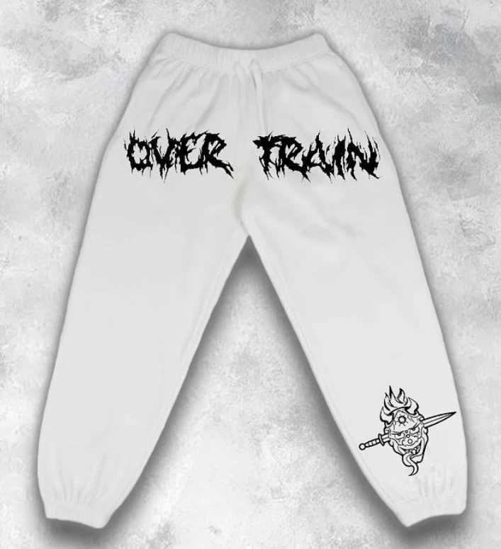 Style Jogger High Waist Graphic Streetwear Mask Dagger Spiked Trim Urban Dance Gym Street 2k Cyberpunk Male Casual X250625