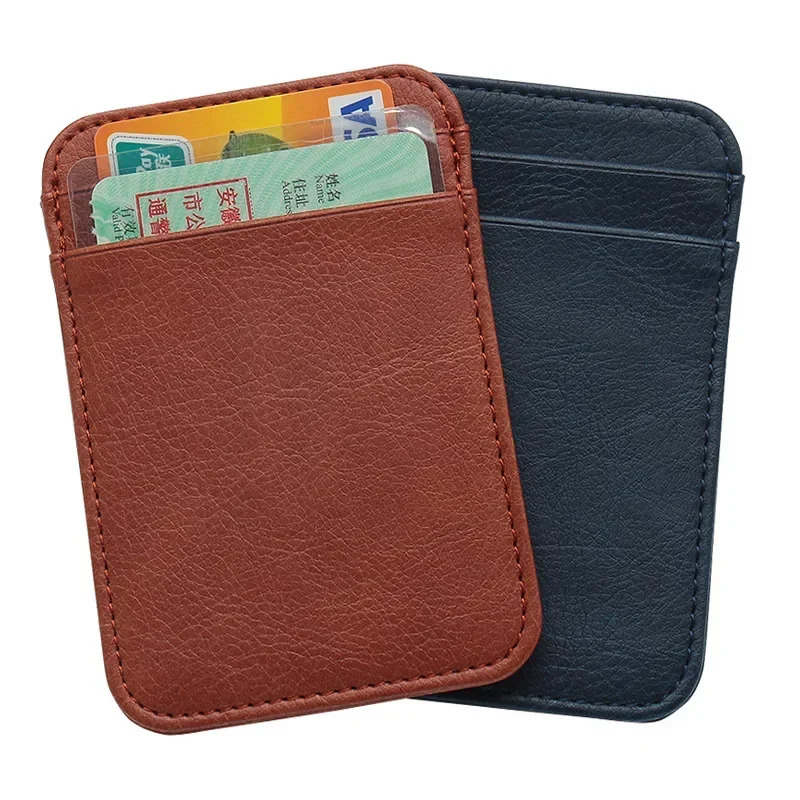 Fashion Double Sided Ultra-thin Card Holder Bank Credit ID Cards Pouch Case Wallet Organizer Thin Business Bank Card Package 250624