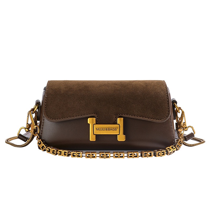 Fashionable new style chain armpit women's bag versatile hand-held crossbody bag retro small square bag