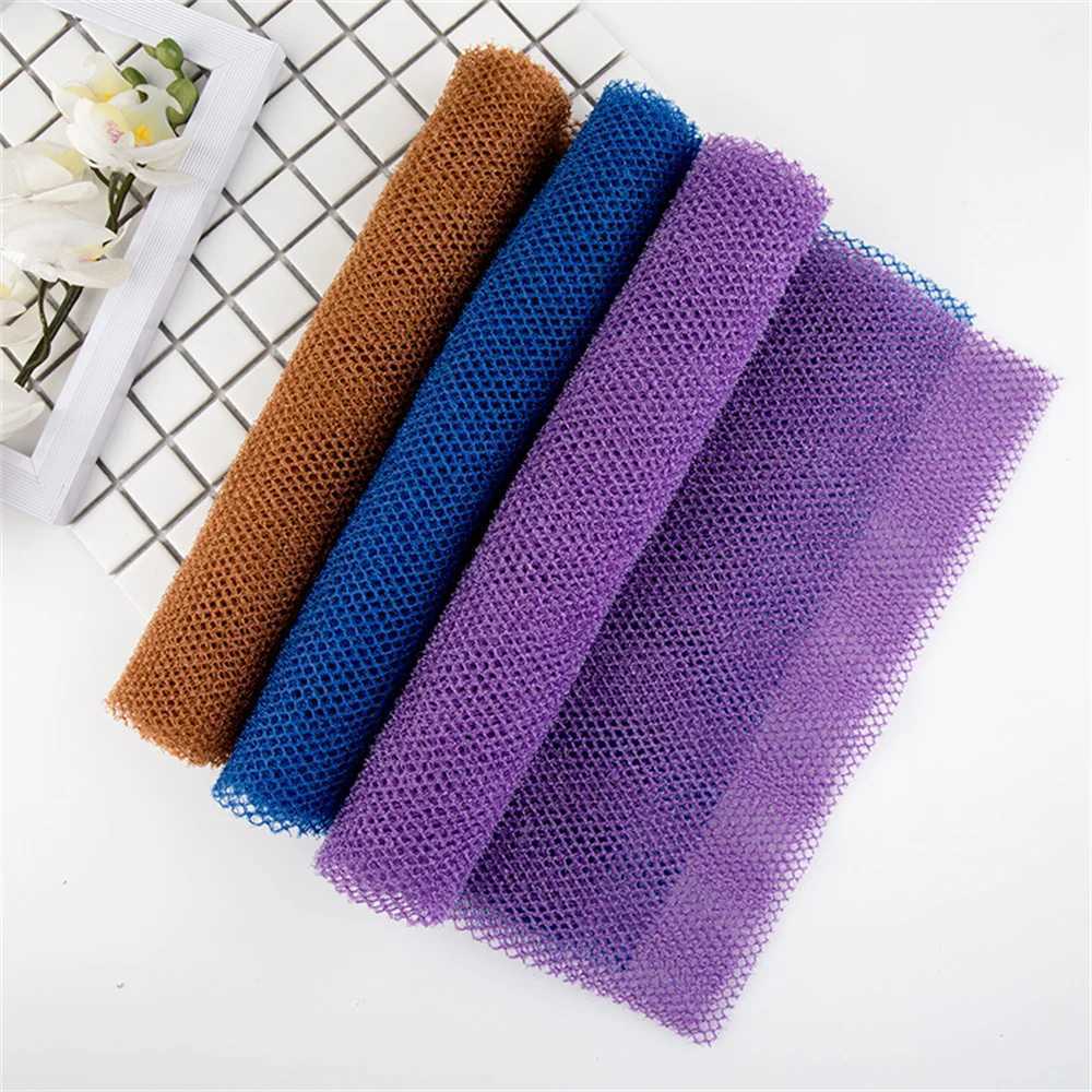 African Net Sponge 31.5inch African Exfoliating Body Net Scrubbing Wash Net Washcloth Long Bathing Sponge Net Shower R250625