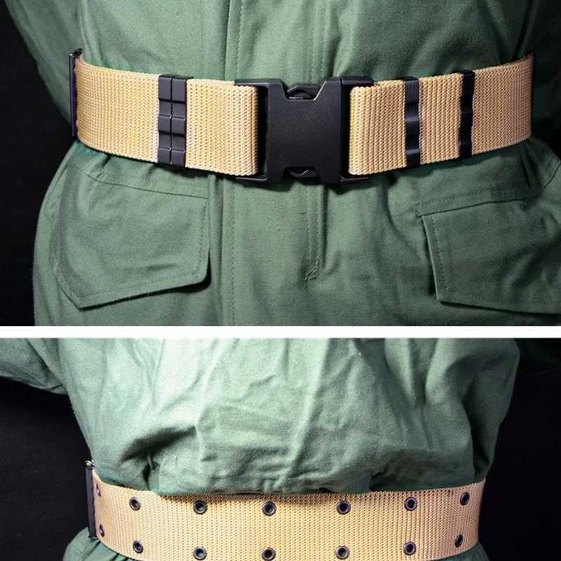 5.5CM Wide Mens Belt Outdoor Multi Function Belt High Quality Canvas for Nylon Male Luxury Belts Sports Jeans Belt Neutral Belt W250625
