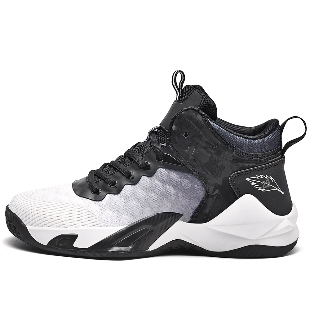 6958-Four Seasons New Basketball Shoes Fashion Sneakers Knitted Breathable Basketball Shoes Tennis Shoes Plus Size Men's Shoes Running Shoes Snea