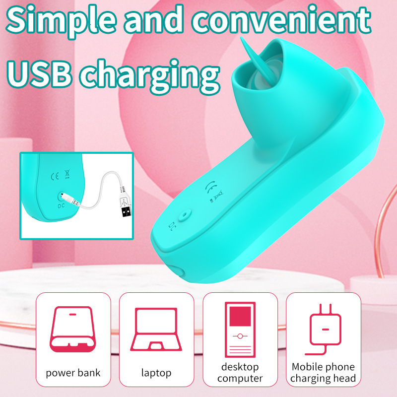 Adult Pussy Licker Masturbation Female Breast Massager Tongue Licking Vibrator Toys Sex Products