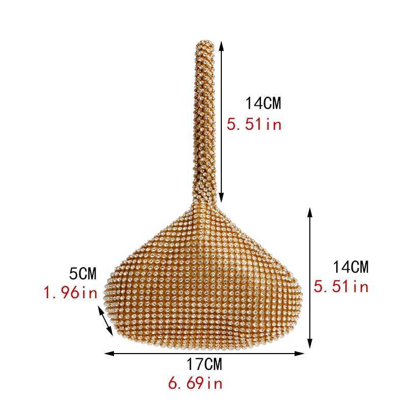 Soft Rhinestones Small Evening Bags Diamonds Day Clutch Zipper Pocket Money Purse With Black Gold Silver Bags M250625