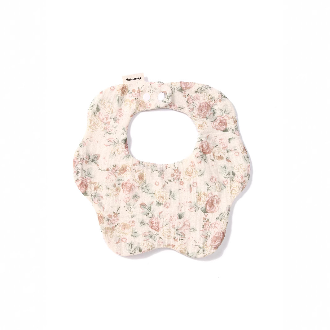 Soft Organic Cotton Bibs for Newborn Baby Washable Drooling Handkerchiefs for Toddler Teething for Both Boy and Girl